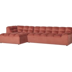 mutoni living Ecksofa Allure Links Washed Velvet Blush 324X165> Ecksofas