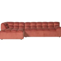 mutoni living Ecksofa Allure Links Washed Velvet Blush 324X165> Ecksofas