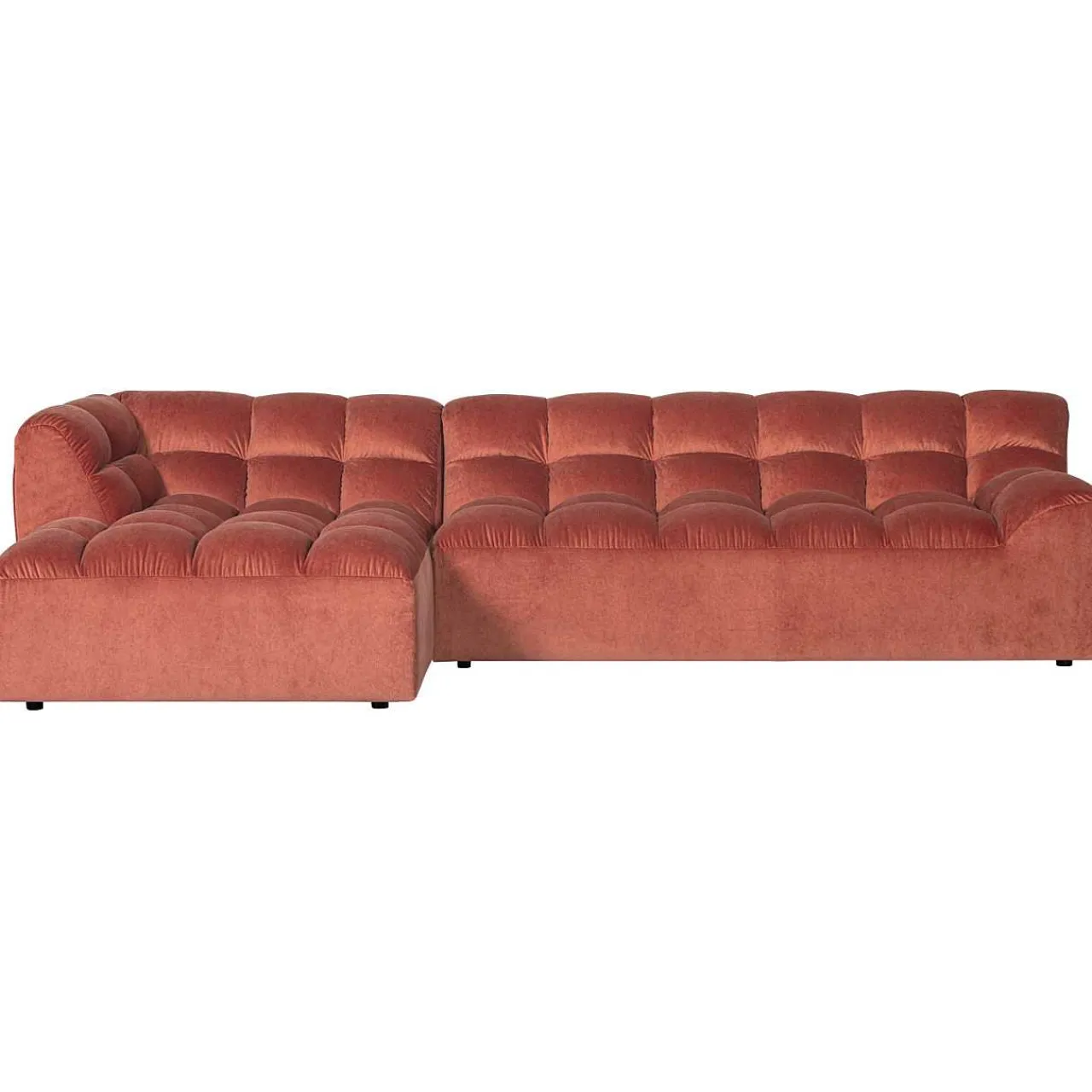 mutoni living Ecksofa Allure Links Washed Velvet Blush 324X165> Ecksofas