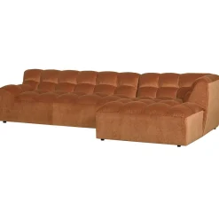 mutoni living Ecksofa Allure Rechts Washed Velvet Terra 324X165><noscript><img width=
