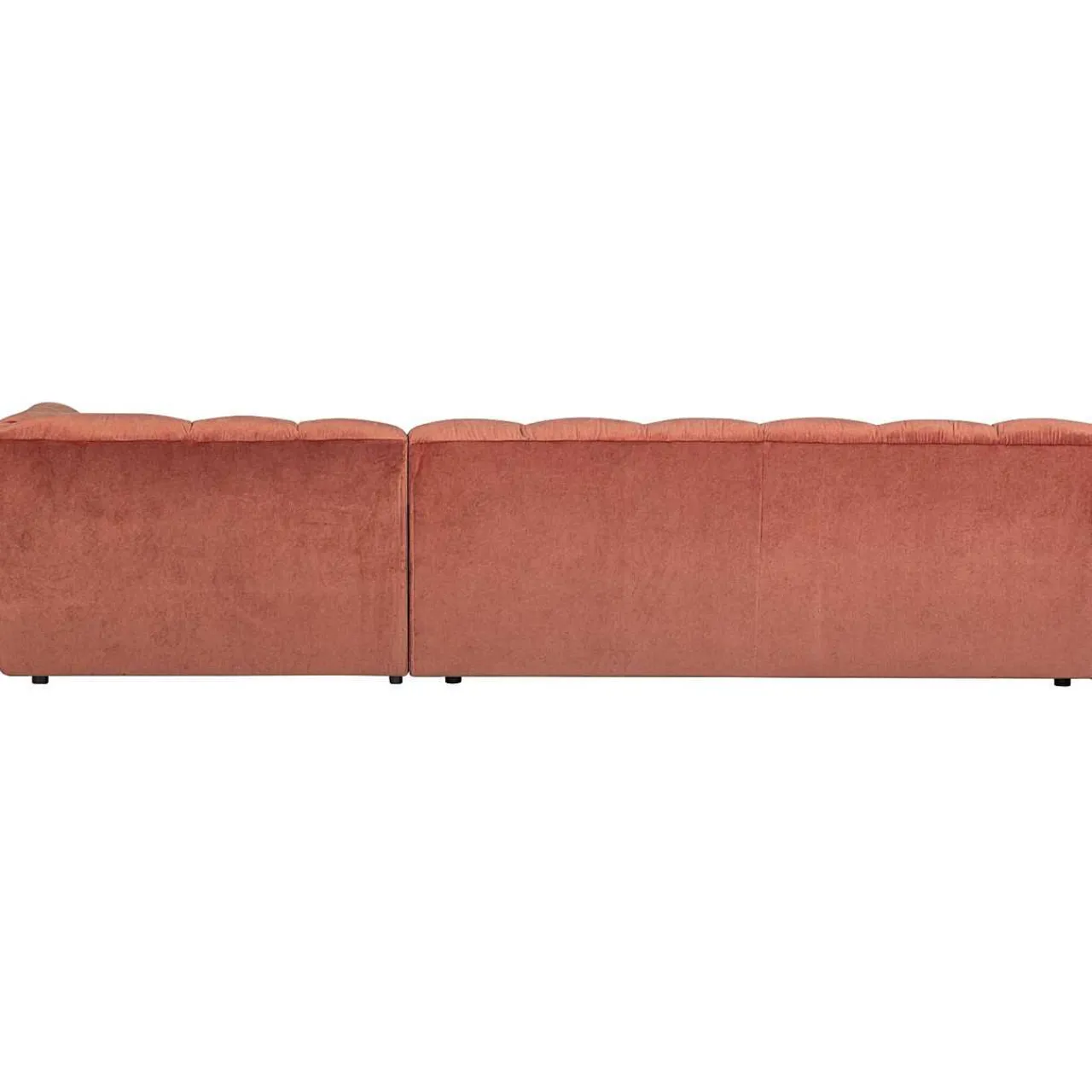 mutoni living Ecksofa Allure Rechts Washed Velvet Blush 324X165> Ecksofas