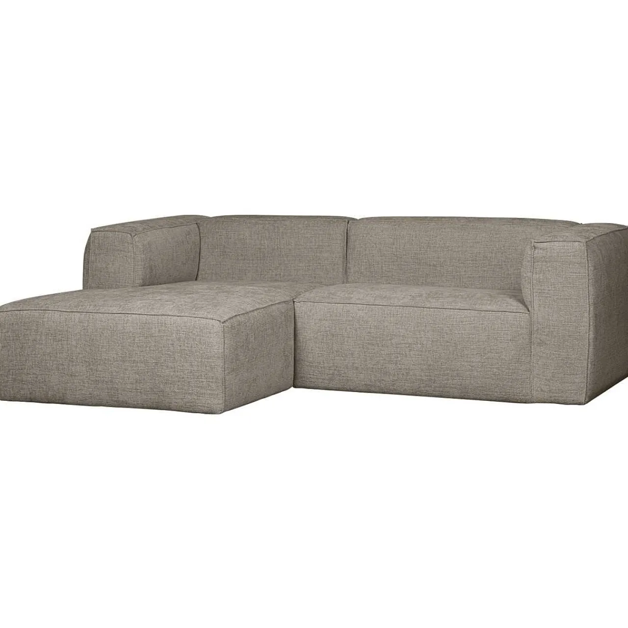 mutoni living Ecksofa Bean Links Hefty Melange Travertin 254X178> Ecksofas