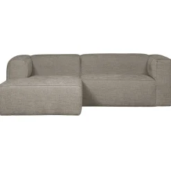 mutoni living Ecksofa Bean Links Hefty Melange Travertin 254X178> Ecksofas