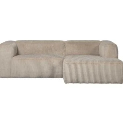 mutoni living Ecksofa Bean Rechts Hefty Ribcord Travertin 254X178><noscript><img width=