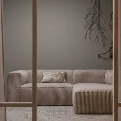 mutoni living Ecksofa Bean Rechts Hefty Ribcord Travertin 254X178><noscript><img width=