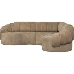 mutoni living Ecksofa Croissant Beige 260X260> Ecksofas
