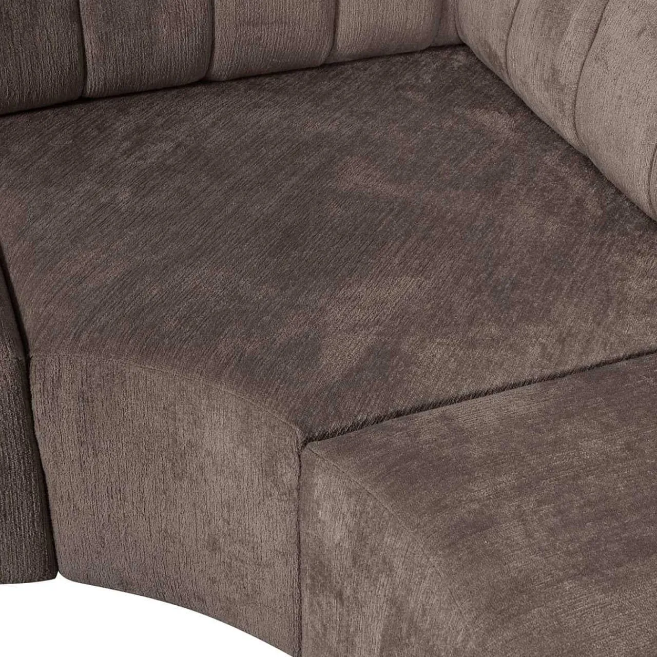 mutoni living Ecksofa Croissant Graubraun 260X260> Ecksofas