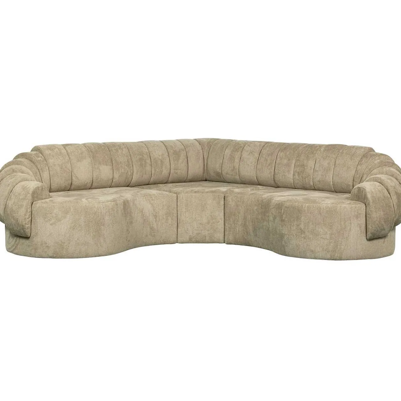 mutoni living Ecksofa Croissant Pistachio 260X260> Ecksofas