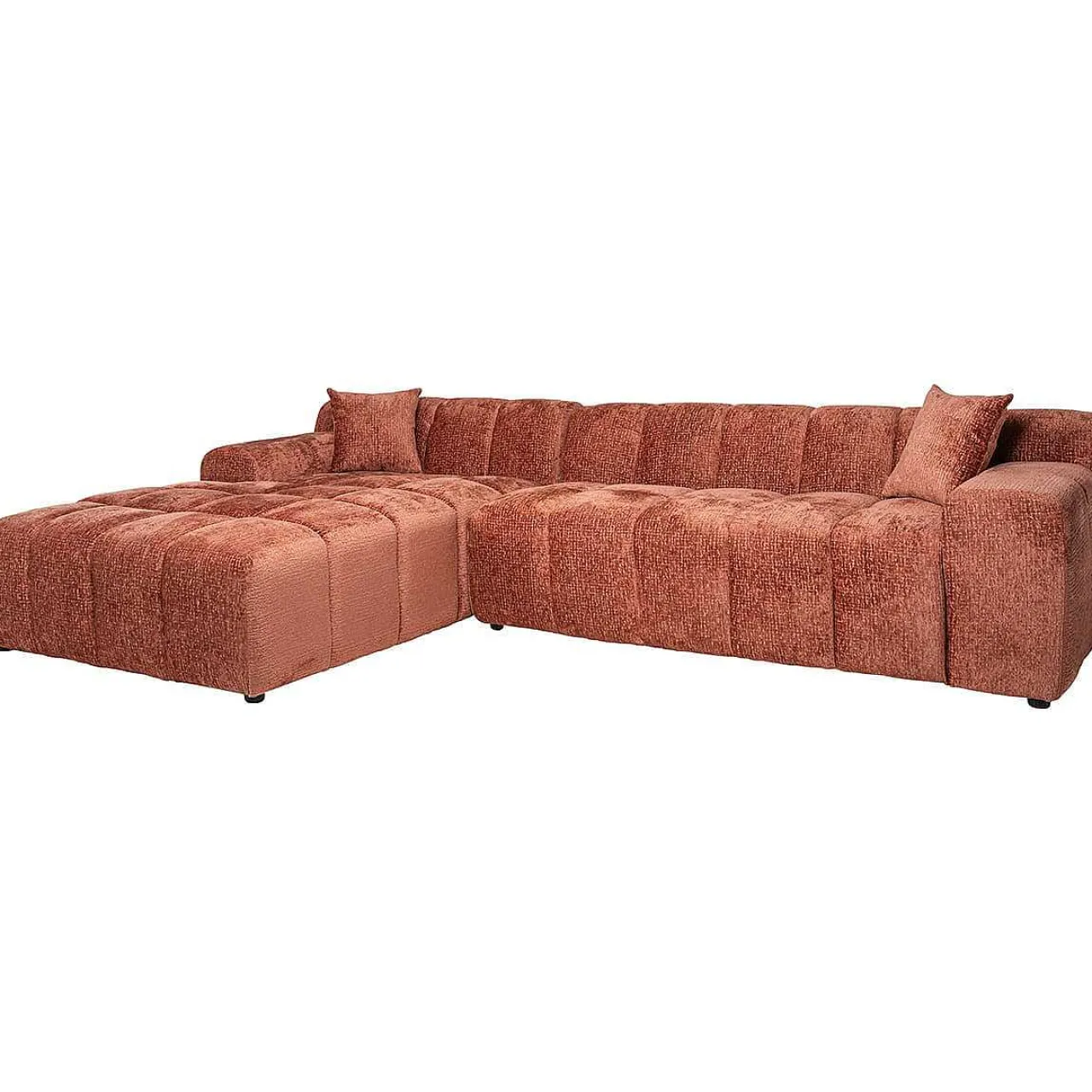 Richmond Interiors Ecksofa Cube Fusion Blush Links> Ecksofas