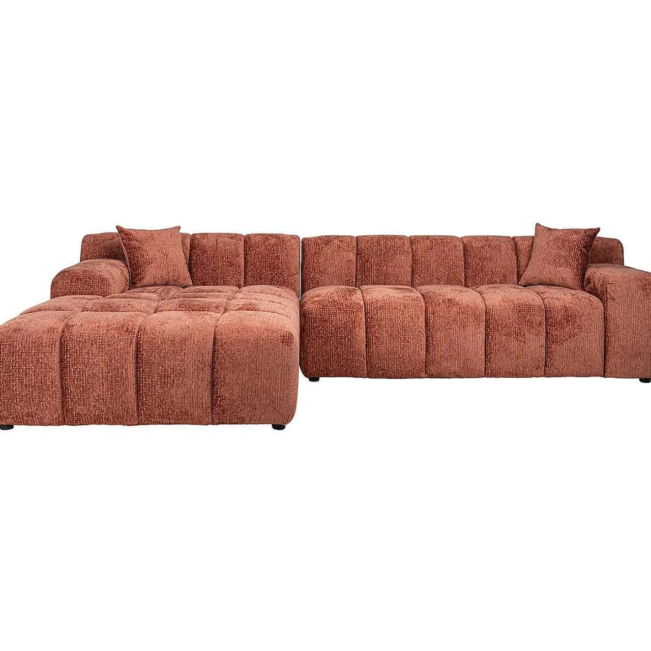 Richmond Interiors Ecksofa Cube Fusion Blush Links> Ecksofas