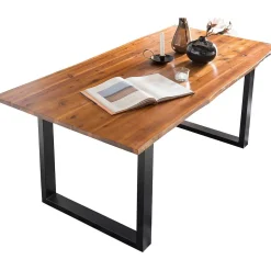 mutoni casual Essgruppe Dining I Massivholz Akazie Cognac Braun 180 (5-Tlg.)> Essgruppen
