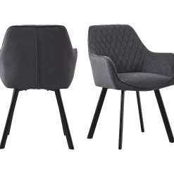 mutoni casual Essgruppe Dining I Massivholz Akazie Cognac Grau 180 (5-Tlg.)><noscript><img width=