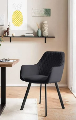 mutoni casual Essgruppe Dining I Massivholz Akazie Cognac Grau 180 (5-Tlg.)><noscript><img width=