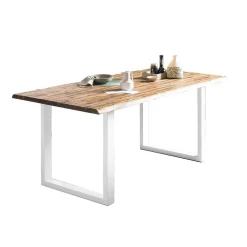 mutoni casual Essgruppe Dining I Massivholz Akazie Natur Beige 180 (5-Tlg.)> Essgruppen