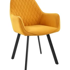 mutoni casual Essgruppe Dining I Massivholz Akazie Cognac Gelb 160 (5-Tlg.)><noscript><img width=