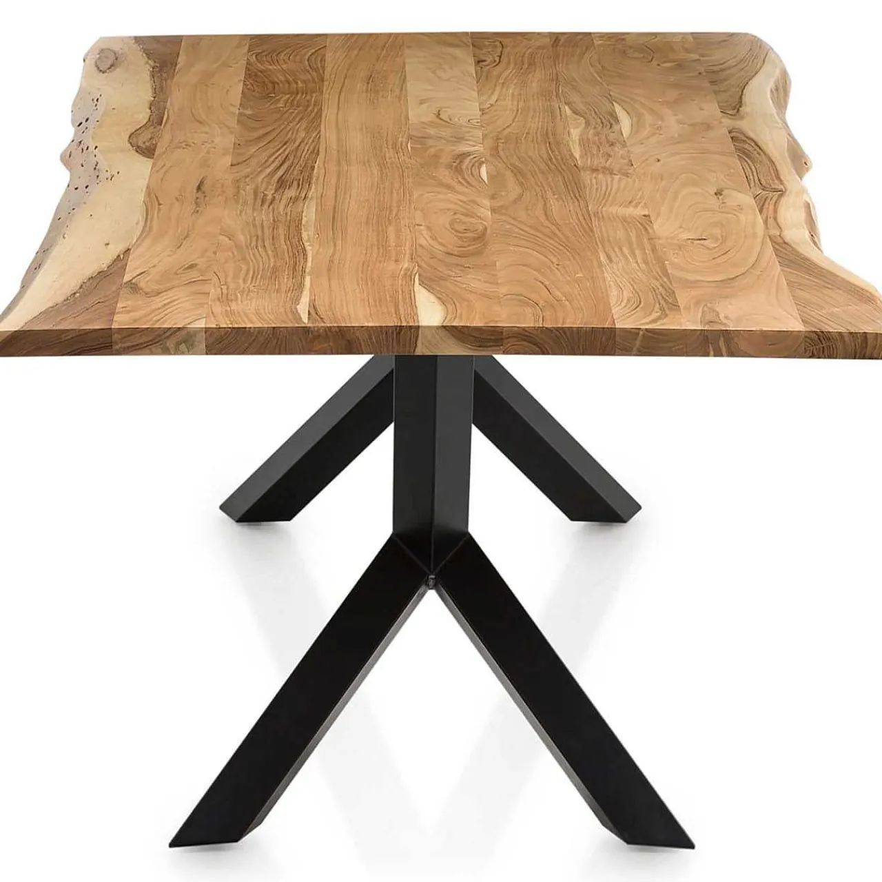 mutoni casual Essgruppe Forestal Massivholz Akazie Natur Blau 240 (6-Tlg.)> Essgruppen