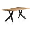mutoni casual Essgruppe Forestal Massivholz Akazie Natur Grau 200 (6-Tlg.)> Essgruppen
