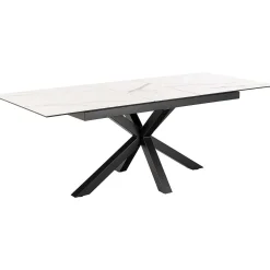 mutoni scandi Esstisch Triple-X Keramik Weiss 168-210X90><noscript><img width=