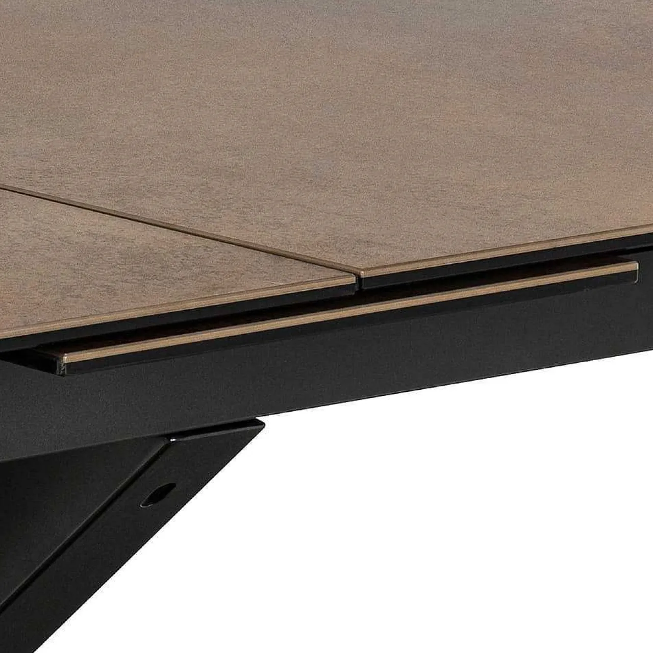mutoni scandi Esstisch Triple-X Keramik Rostbraun 200-240X100> Esstische