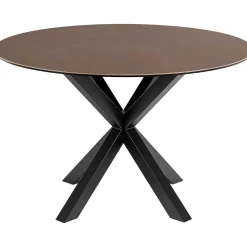 mutoni scandi Esstisch Triple-X Keramik Rostbraun 119> Esstische