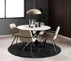 mutoni scandi Esstisch Triple-X Keramik Weiss 119><noscript><img width=