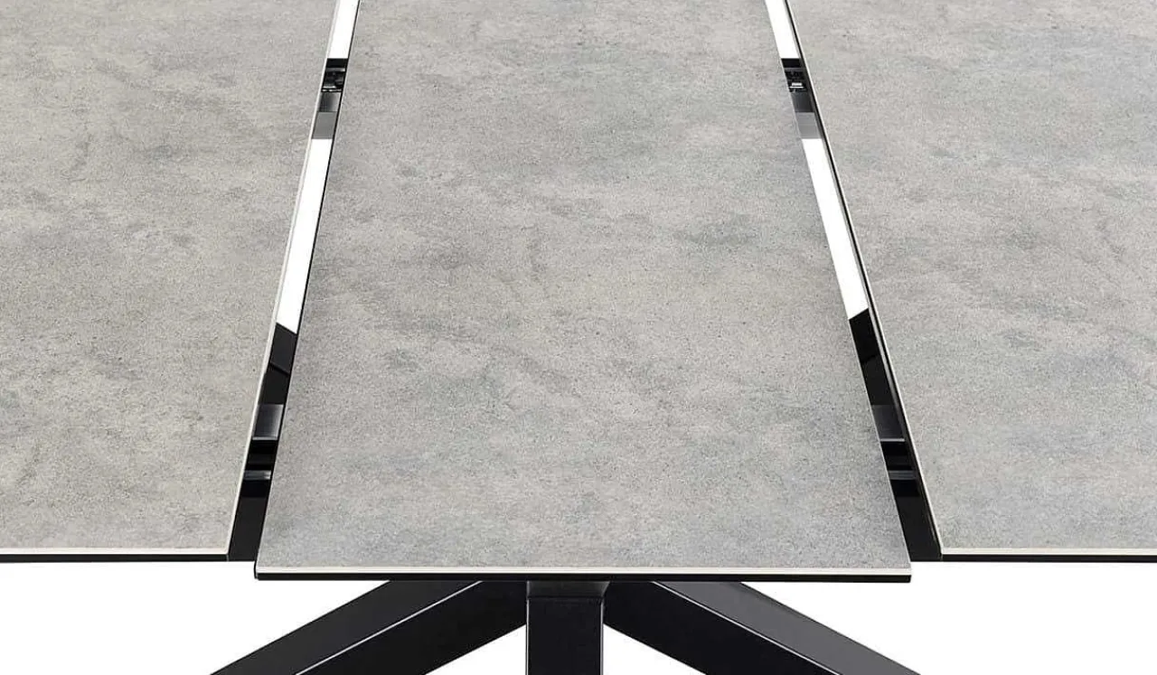 mutoni scandi Esstisch Triple-X Keramik Grau 168-210X90> Esstische