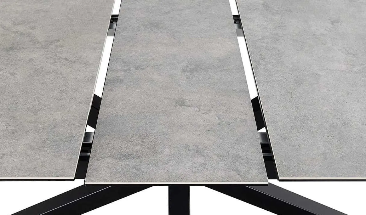 mutoni scandi Esstisch Triple-X Keramik Grau 200-240X100> Esstische