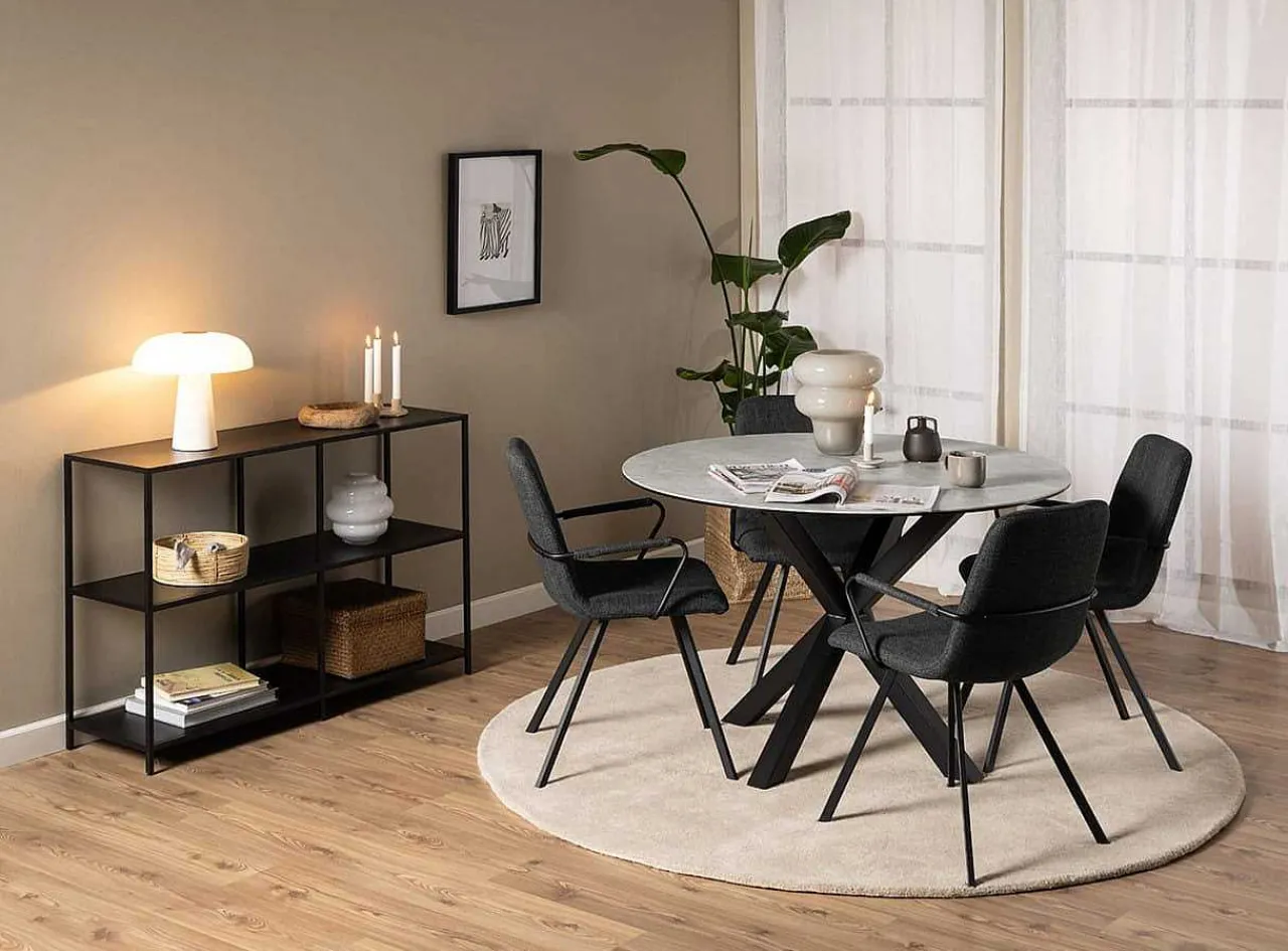 mutoni scandi Esstisch Triple-X Keramik Grau 119> Esstische