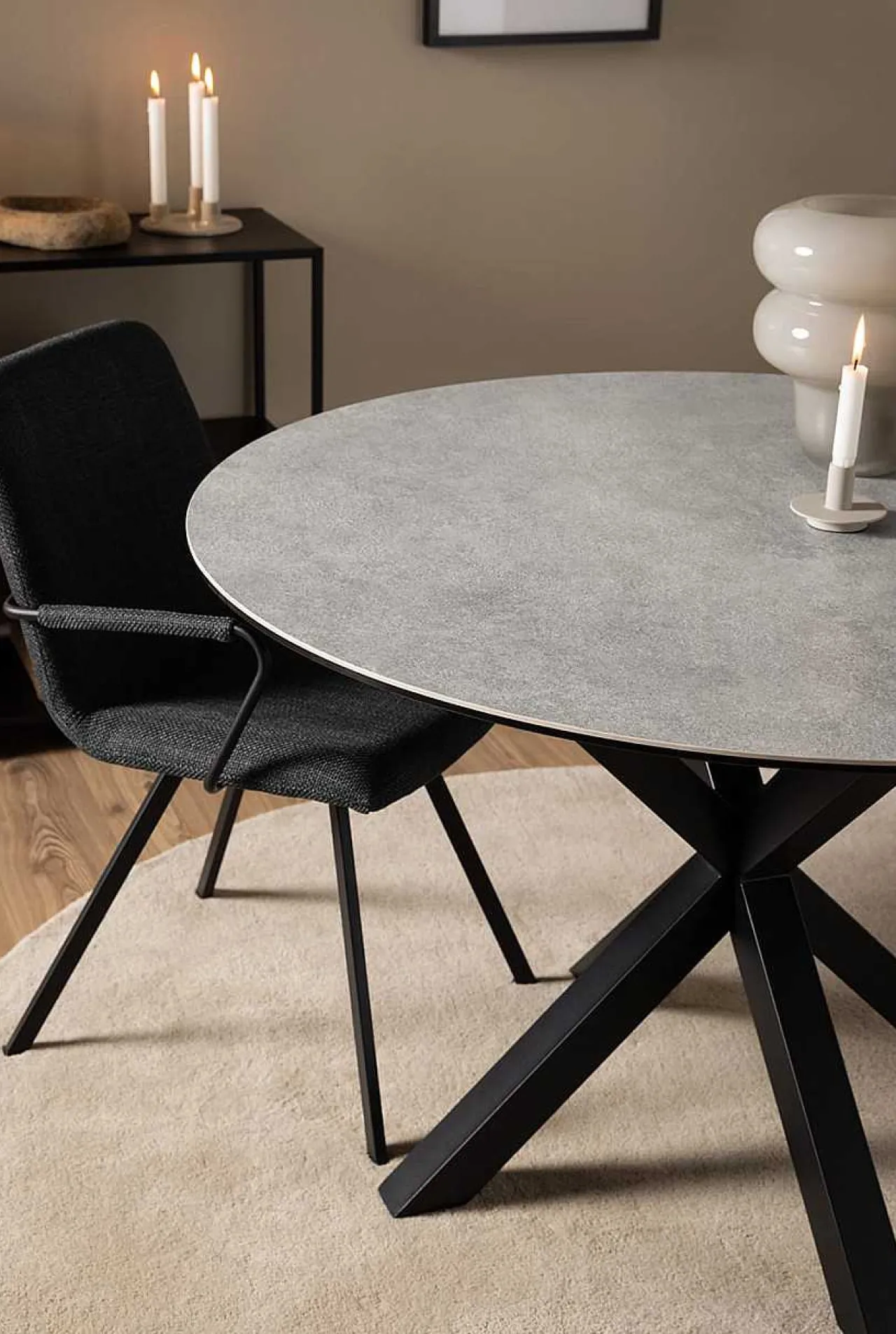 mutoni scandi Esstisch Triple-X Keramik Grau 119> Esstische