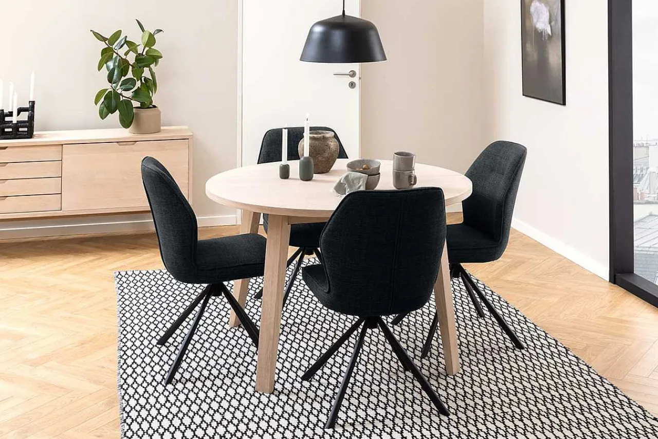 mutoni scandi Esstisch Upsala Natur 120-220X120> Esstische