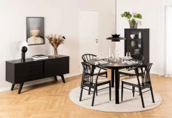 mutoni scandi Esstisch Upsala Schwarz 120-220X120><noscript><img width=