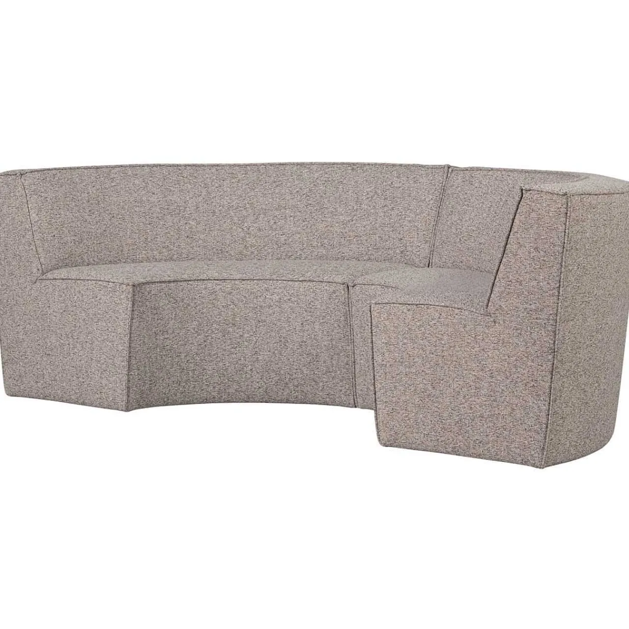 mutoni living Esstischbank Europa 4-Sitzer Webstoff Sand Melange> Bänke
