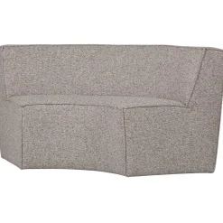 mutoni living Esstischbank Europa 2-Sitzer Webstoff Sand Melange> Bänke