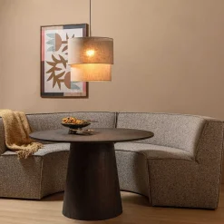 mutoni living Esstischbank Europa 2-Sitzer Webstoff Sand Melange><noscript><img width=