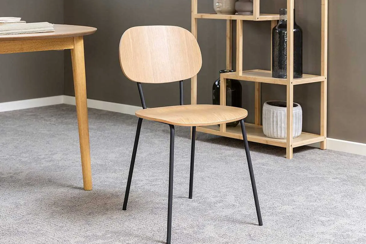 mutoni scandi Esszimmerstuhl Amaranta Holz Natur (1 Stuck)> Holzstühle
