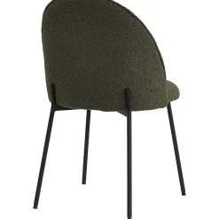 mutoni sweet home Esszimmerstuhl Clusto Stoff Metall Grun (2Er-Set)><noscript><img width=