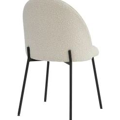 mutoni sweet home Esszimmerstuhl Clusto Stoff Metall Beige (2Er-Set)><noscript><img width=