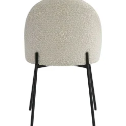 mutoni sweet home Esszimmerstuhl Clusto Stoff Metall Beige (2Er-Set)><noscript><img width=