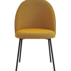 mutoni sweet home Esszimmerstuhl Clusto Stoff Metall Senf (2Er-Set)><noscript><img width=