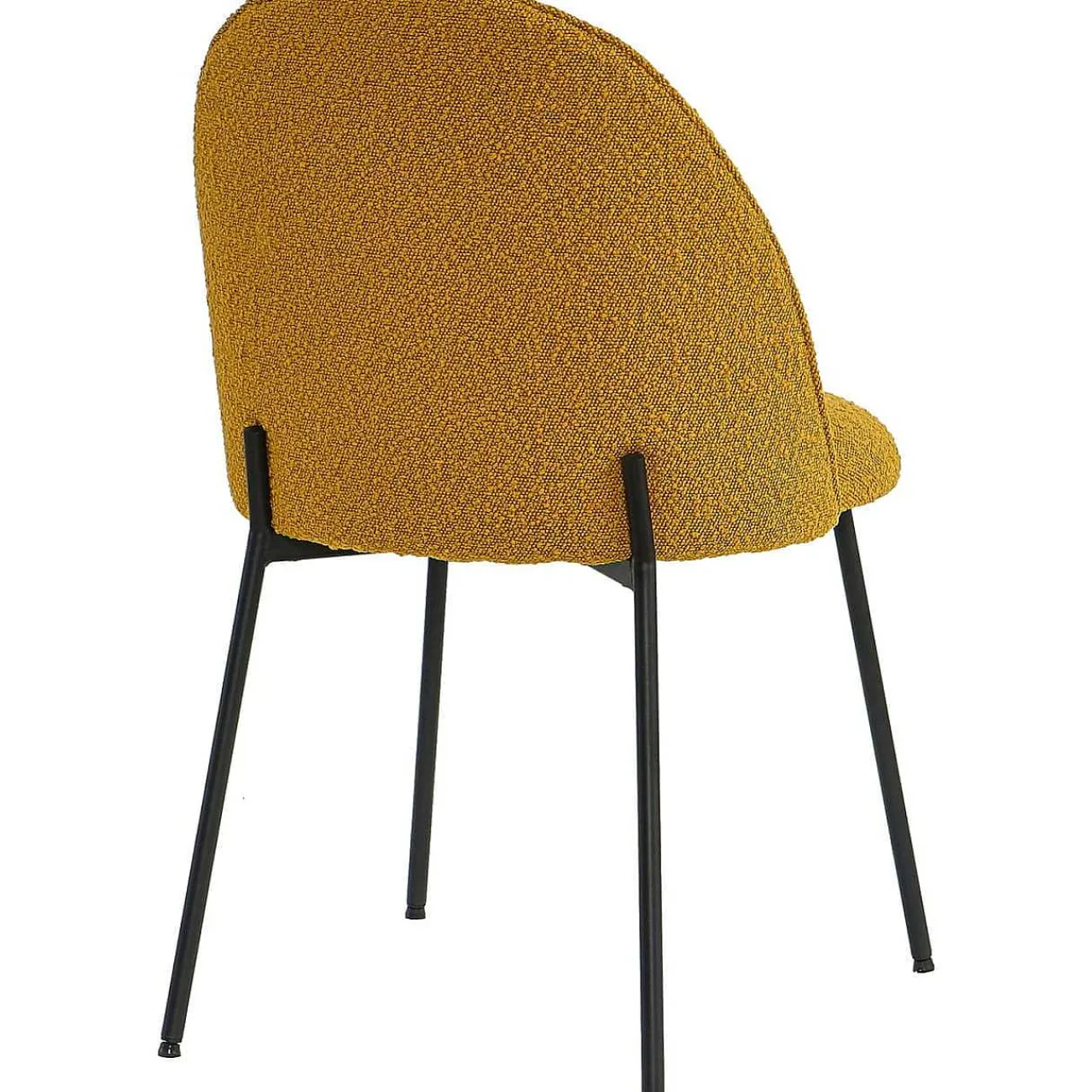 mutoni sweet home Esszimmerstuhl Clusto Stoff Metall Senf (2Er-Set)> Polsterstühle