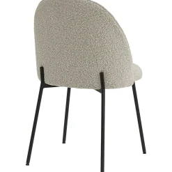 mutoni sweet home Esszimmerstuhl Clusto Stoff Metall Graubeige (2Er-Set)><noscript><img width=