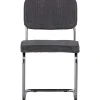 mutoni living Esszimmerstuhl Corduroy Ribcord Anthrazit> Freischwinger