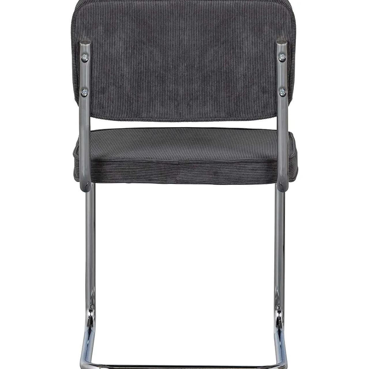mutoni living Esszimmerstuhl Corduroy Ribcord Anthrazit> Freischwinger