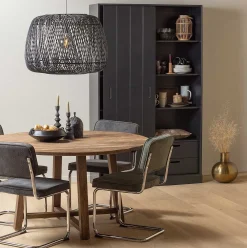 mutoni living Esszimmerstuhl Corduroy Ribcord Anthrazit><noscript><img width=