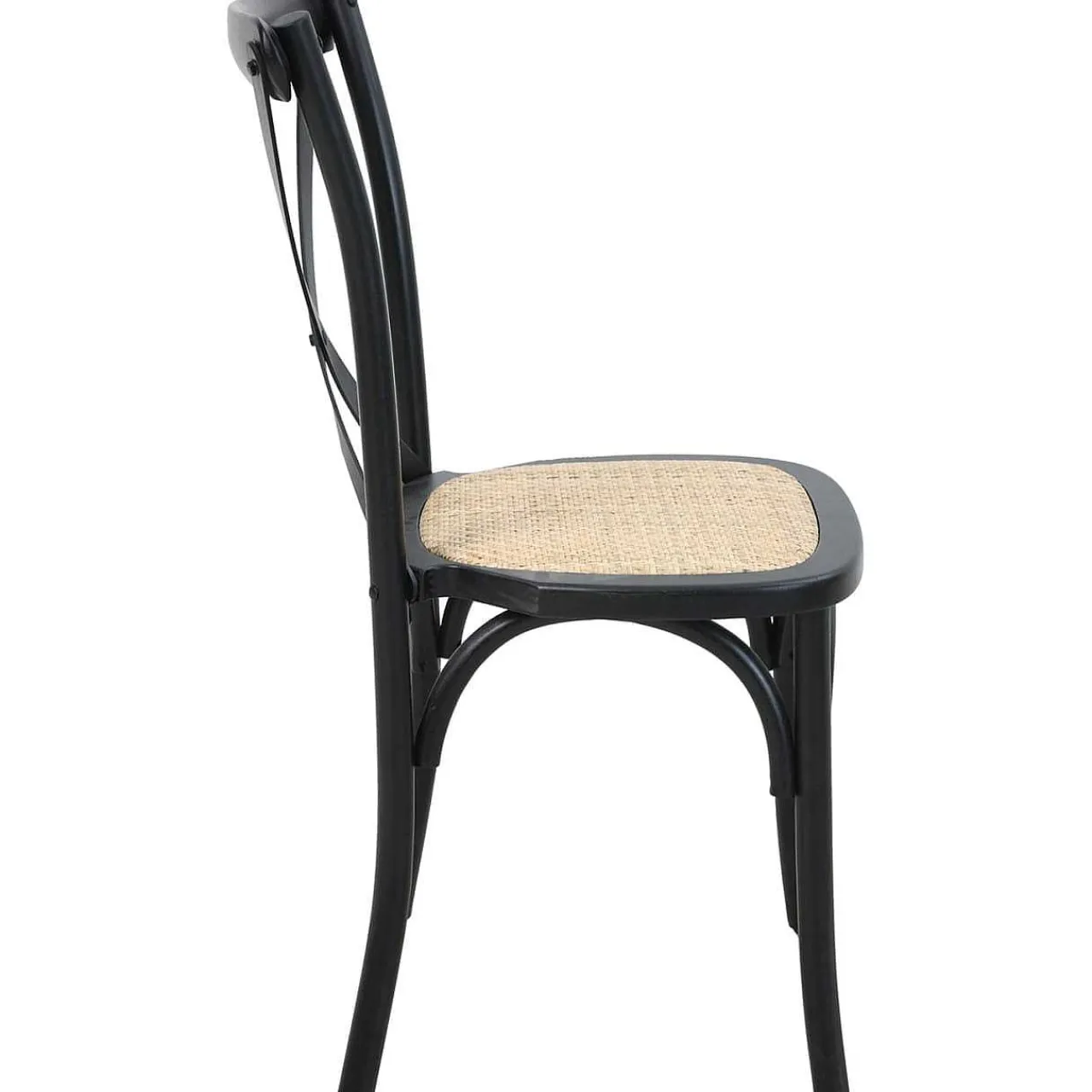 mutoni sweet home Esszimmerstuhl Jara Schwarz Natur (2Er-Set)> Holzstühle