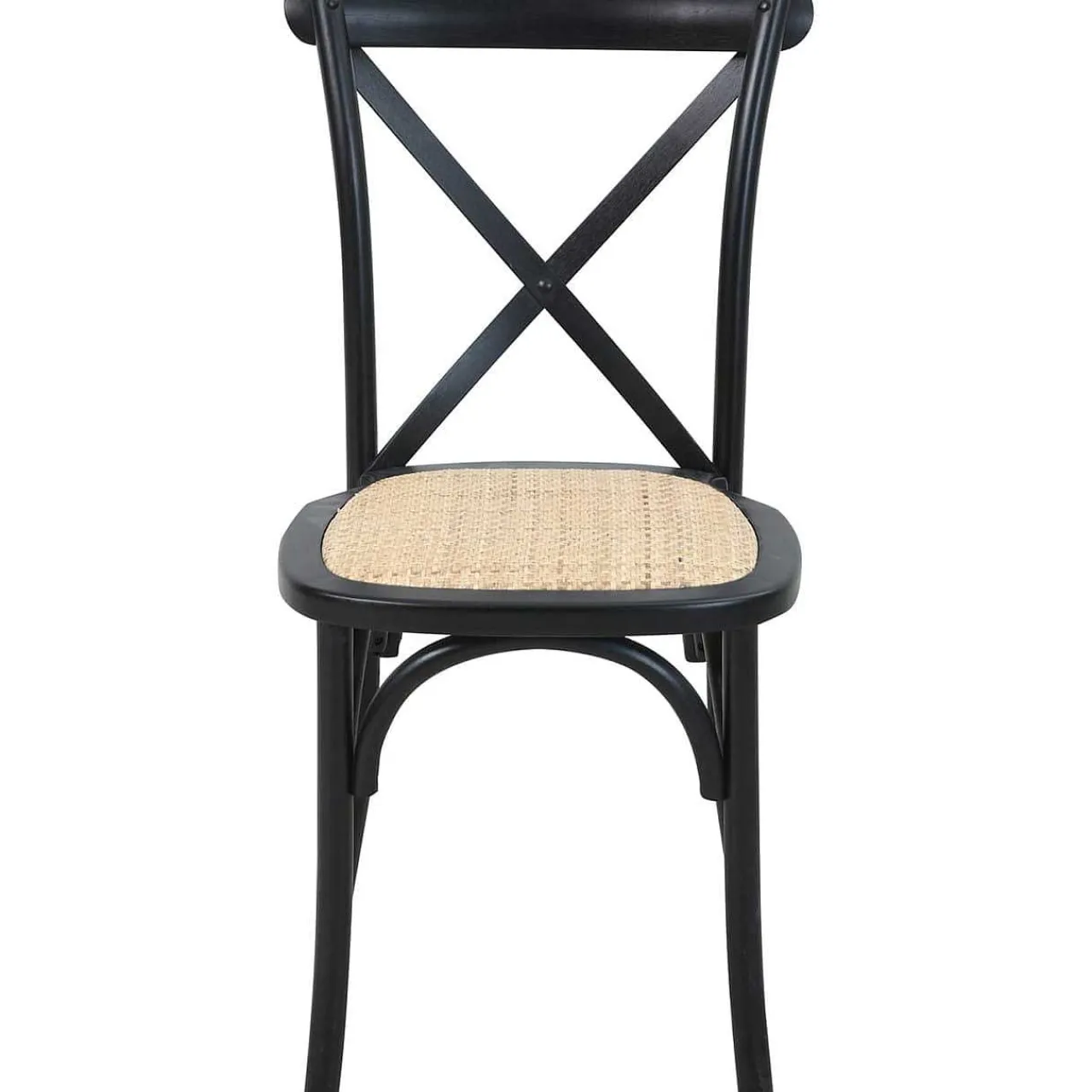 mutoni sweet home Esszimmerstuhl Jara Schwarz Natur (2Er-Set)> Holzstühle