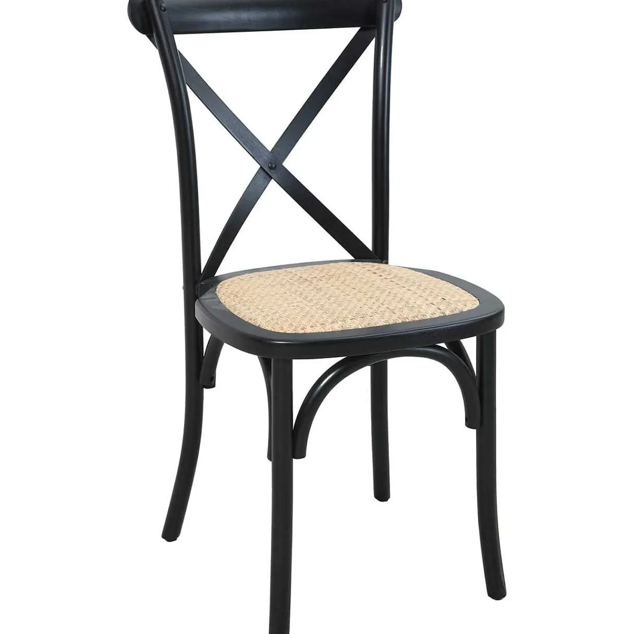 mutoni sweet home Esszimmerstuhl Jara Schwarz Natur (2Er-Set)> Holzstühle