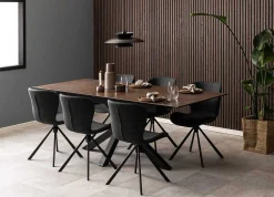 mutoni scandi Esszimmerstuhl Norway Grau Schwarz (1 Stuck)><noscript><img width=