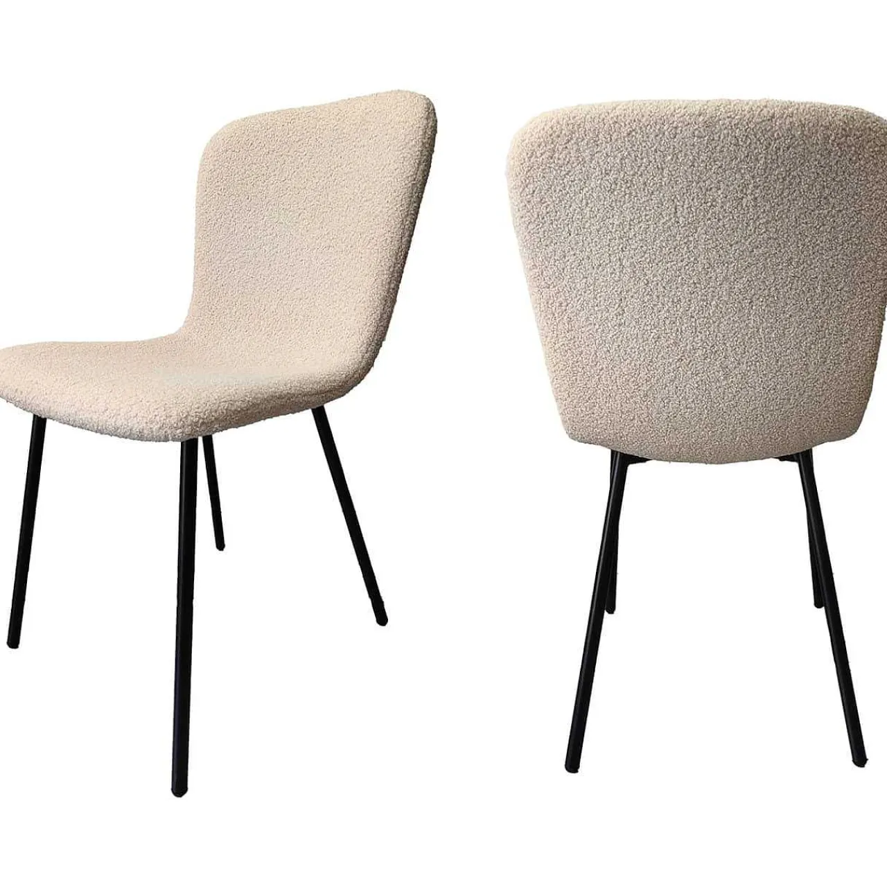 mutoni casual Esszimmerstuhl Sniplex Beige Schwarz (4Er-Set)> Polsterstühle