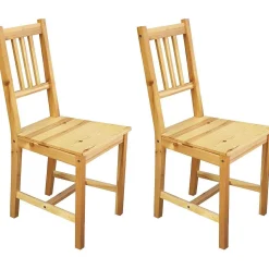 mutoni sweet home Esszimmerstuhl Stravix Kiefernholz Natur (2Er-Set)><noscript><img width=
